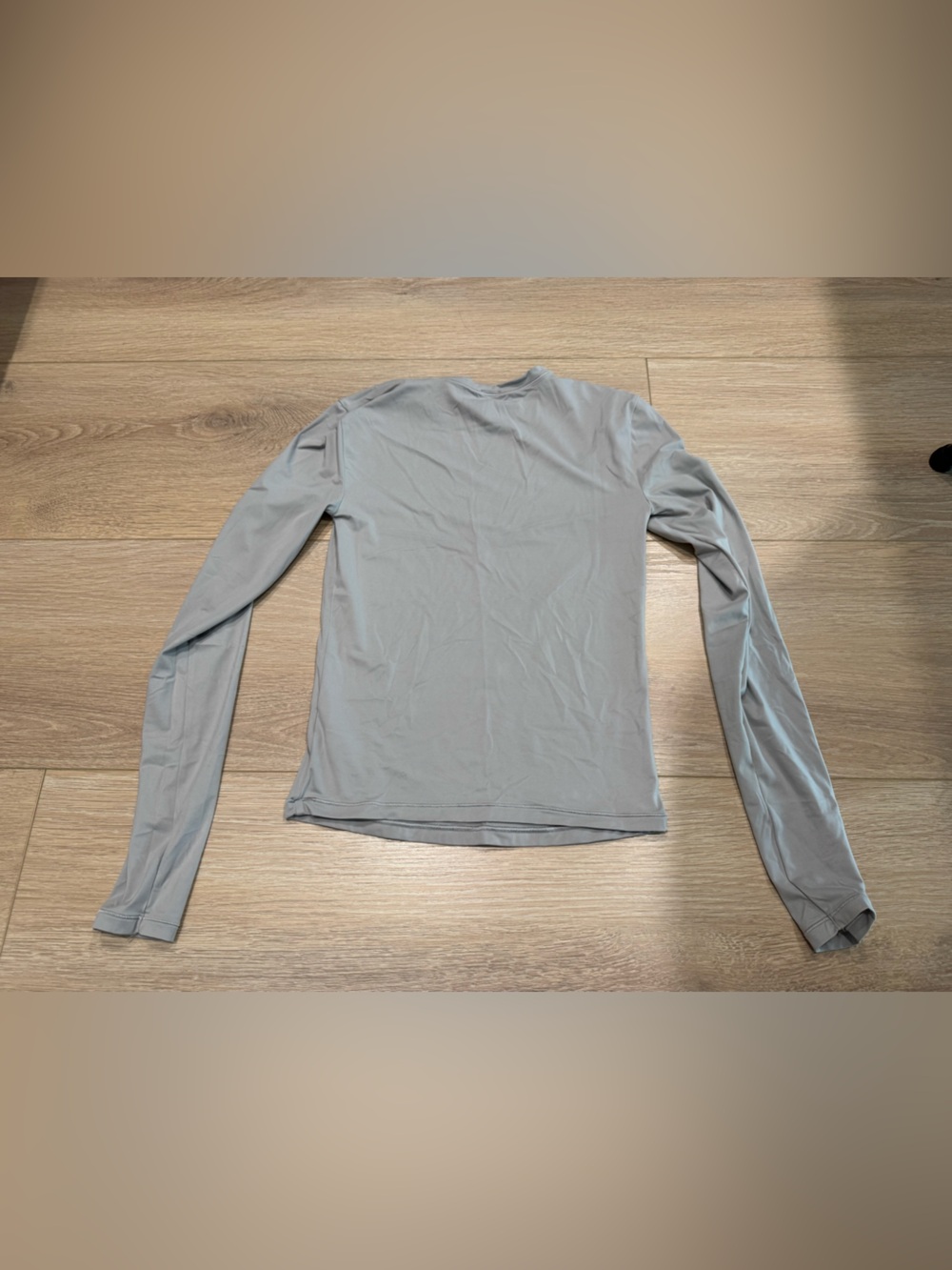 Wilfred Long Sleeve Crew Neck Top in Light Gray - Picture 3 of 3